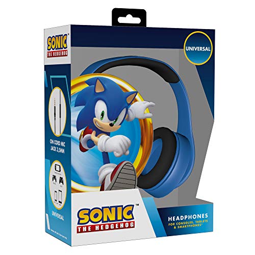 Konix Classic Sonic The Headhog - Auriculares para Nintendo Switch
