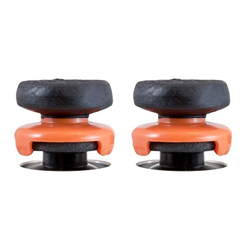 KontrolFreek Call of Duty: Black Ops 4 para mando de PlayStation 4 (PS4) y PlayStation 5 (PS5) | Performance Thumbsticks | 2 Gran Altura | Negro/Naranja