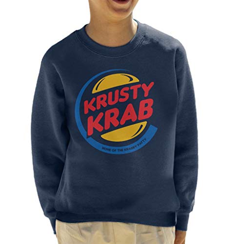 Krusty Krab Parody Burger King Kid's Sweatshirt