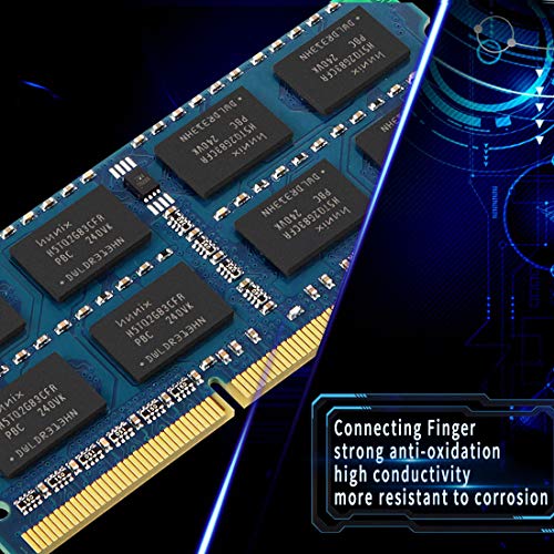 Kuesuny 8GB Kit (2x4GB) DDR3 1066MHz / 1067MHz SODIMM 204 Pin 1.5V CL7 No ECC Sin búfer 2RX8 PC3-8500 PC3-8500S Memoria RAM para computadora portátil para Intel AMD Mac