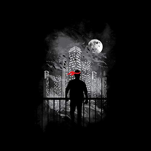 Kung Fury Fighter City Silhouette Men's Varsity Jacket