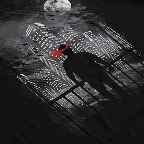 Kung Fury Fighter City Silhouette Men's Varsity Jacket