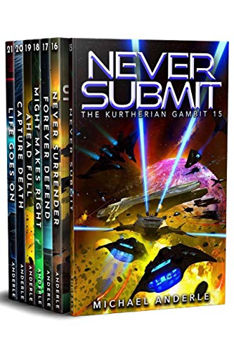 Kurtherian Gambit Boxed Set Three: Books 15-21, Never Submit, Never Surrender, Forever Defend, Might Makes Right, Ahead Full, Capture Death, Life Goes ... Gambit Boxed Sets Book 3) (English Edition)