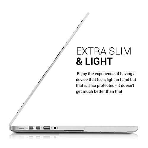 kwmobile 1x Funda Compatible con Apple MacBook Pro Retina 13" (Finales de 2012 - Mediados de 2016) - Carcasa Sol hindú en Negro/Transparente