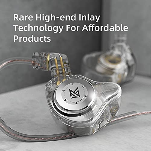 KZ EDX PRO - Auriculares in-ear para monitor (10 mm, Dual Magnetic Dynamic Driver, KZ Earbuds 1DD con funda de resina, para juego de regalo de audio, no micrófono ni claro)