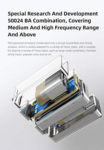 KZ ZAX 1DD+7BA 16 Unidades HIFI Bass In Ear Monitor Tecnología Híbrida Auriculares Cancelación de Ruido Auriculares Deportivos (sin micrófono, Negro)