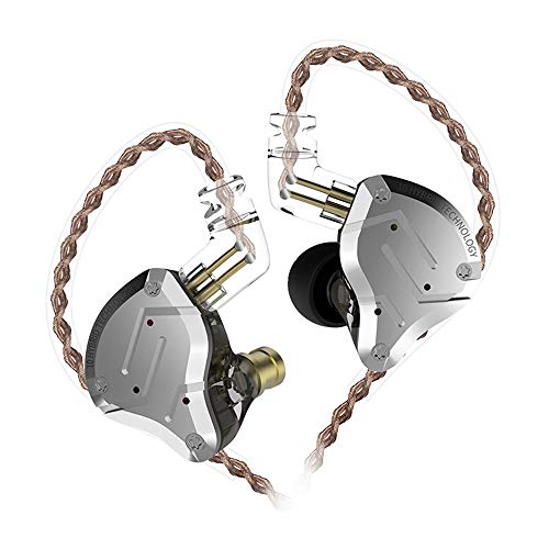 KZ ZS10 Pro Audifonos Auriculares In Ear híbridos 1 dinámicos y 4 equilibrados 1DD 4BA Auriculares Balanceados con Cable de 2 Pines para Músico