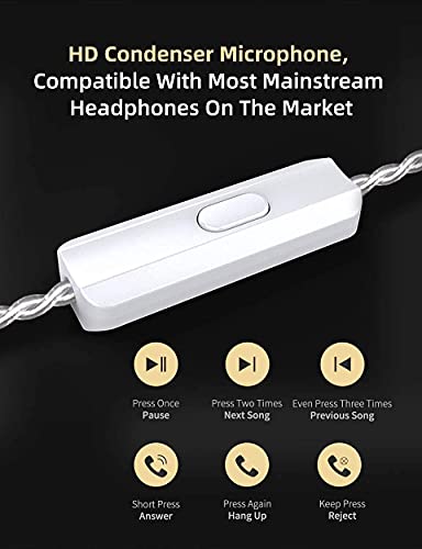 KZ ZSN Pro X 1BA 1DD - Auriculares KZ con Monitor de oído, Cable Desmontable de 0,75 mm con 2 Clavijas (Negro, no micrófono)