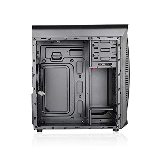 L-link | Torre Gaming Kazumi Led Rojo | Caja ATX con 4 Ventiladores y Ventana | USB 3.0