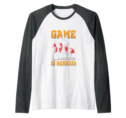 La Vida Es Un Juego Ajedrez Serio Jugador Táctica Estrategia Camiseta Manga Raglan