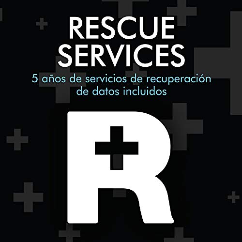 LaCie d2 Professional, 8 TB, Disco duro externo HDD de sobremesa portátil, USB-C, USB 3.0, 7200 RPM, unidades de clase empresarial, para Mac y PC, 5 años servicios Rescue (STHA8000800)