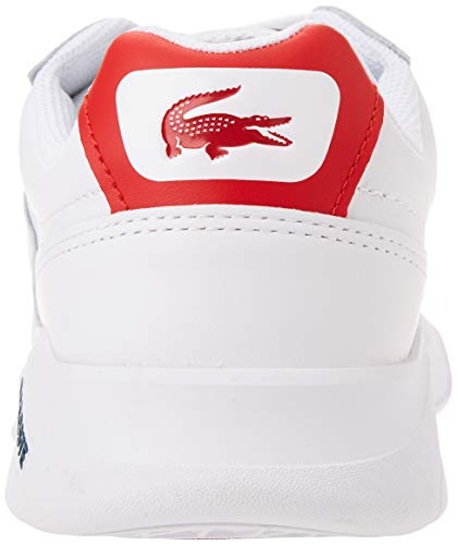 Lacoste Sport Game Advance 0721 2 SMA, Zapatillas Hombre, Wht/Nvy/Red, 39.5 EU