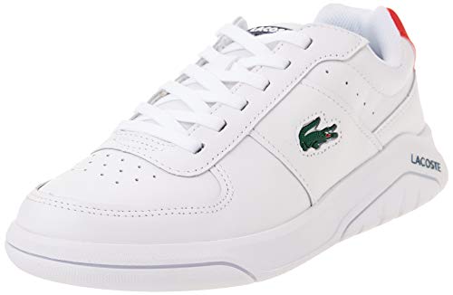 Lacoste Sport Game Advance 0721 2 SMA, Zapatillas Hombre, Wht/Nvy/Red, 39.5 EU