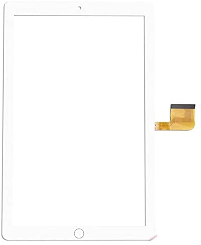 LADYSON Pantalla táctil para DUODUOGO G12 3G 10.1 "Tablet PC Digitalizador Frontal Cristal Exterior Piezas de Reparación Kits (Blanco)