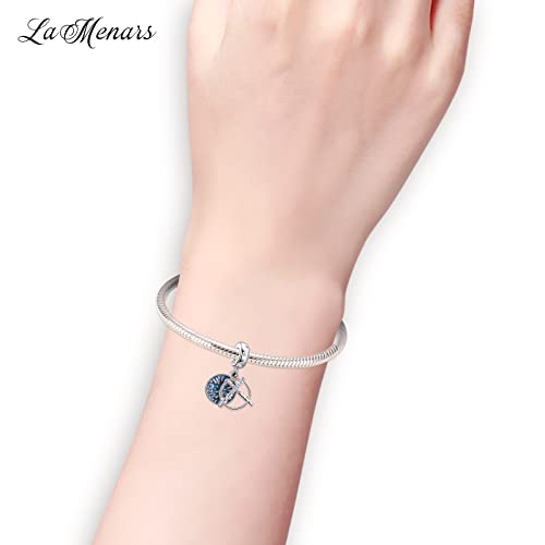 LaMenars Star Wars colgante Charms cuenta de plata 925 para pulseras y collares para mujeres y niñas regalo de cumpleaños del día de la madre (D-Sable de luz)