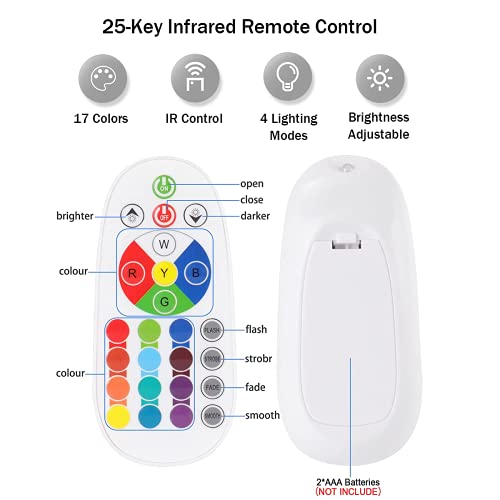 Lampara Medusa Lámpara de lava LED Fantasy Qualle Aquarium con Mando a Distancia 17 Cambio de Color, lamparas de medusas para decoración para el hogar u oficina para Niños Hombres Mujeres