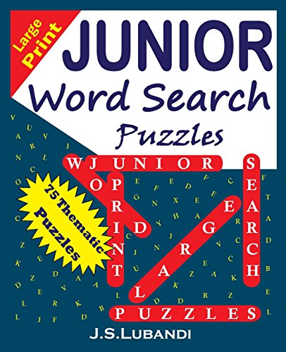 Large Print JUNIOR Word Search Puzzles: Volume 1