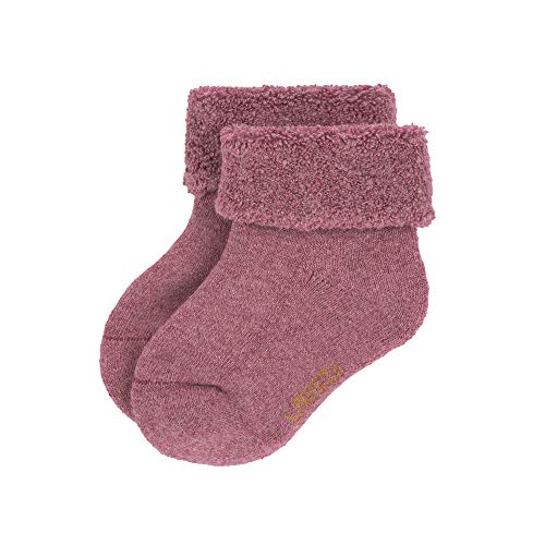 Lässig Newborn Socks Gots 3 Pcs. Assorted Rosewood, Size: 19-22 Calcetines, Palo de Rosa, Bebés