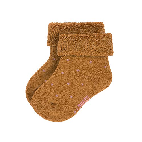 Lässig Newborn Socks Gots 3 Pcs. Assorted Rosewood, Size: 19-22 Calcetines, Palo de Rosa, Bebés