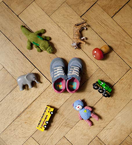 Laufkleber - Aprende a ponerse los zapatos jugando, para evitar los pies de pato, pegatinas con animales de zoológico.