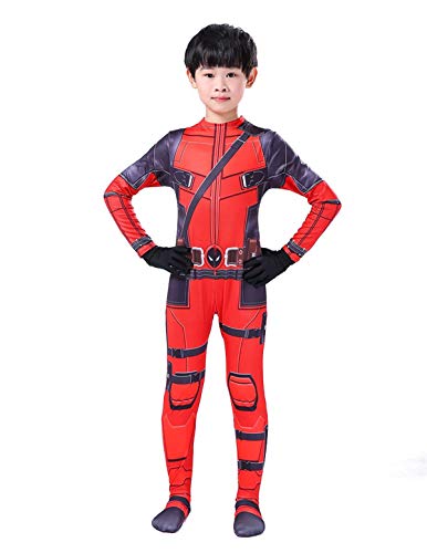 Leezeshaw - Disfraz de superhéroe de Marvel unisex para adultos y niños, de licra y elastano, para Halloween y fiestas de cosplay