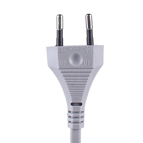 LeftSuper Adaptador de CA de Pared Universal 100 240V Cargador de Corriente Cable de Cargador de Gamepad Cable de Cargador de Fuente de alimentación para Consola Nintend Wii U
