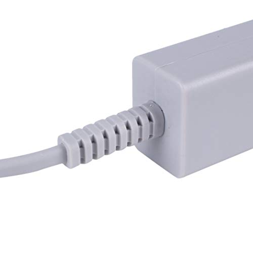 LeftSuper Adaptador de CA de Pared Universal 100 240V Cargador de Corriente Cable de Cargador de Gamepad Cable de Cargador de Fuente de alimentación para Consola Nintend Wii U