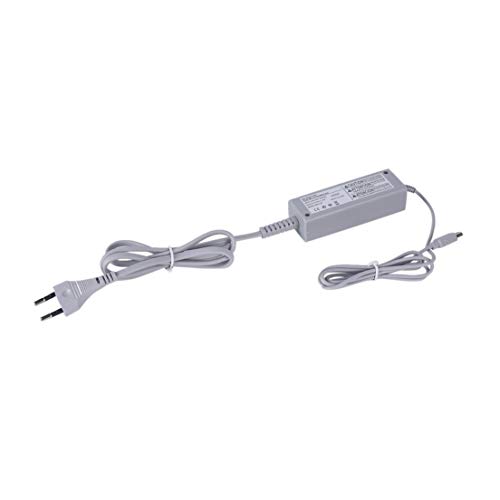 LeftSuper Adaptador de CA de Pared Universal 100 240V Cargador de Corriente Cable de Cargador de Gamepad Cable de Cargador de Fuente de alimentación para Consola Nintend Wii U