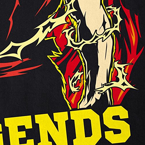 Legends Never Die - Goku Blue God Modo Camiseta para Niños T-Shirt, Talla:128