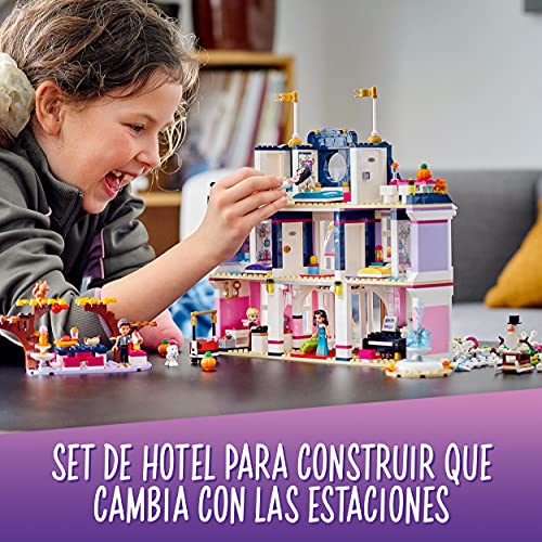 LEGO 41684 Friends Gran Hotel de Heartlake City, Juguete de Construcción para Niños y Niñas +8 Años, Casa de Muñecas