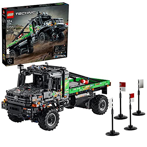 LEGO 42129 Technic Camión de Trial 4x4 Mercedes-Benz Zetros, Coche Radiocontrol Todoterreno de la Serie de Vehículos Controlada por App, Juguete para Niños