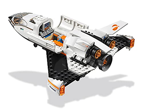 LEGO 60226 City Lanzadera Científica a Marte, Nave Espacial de Juguete con Mini Figuras de Astronautas, Inspirado por la NASA