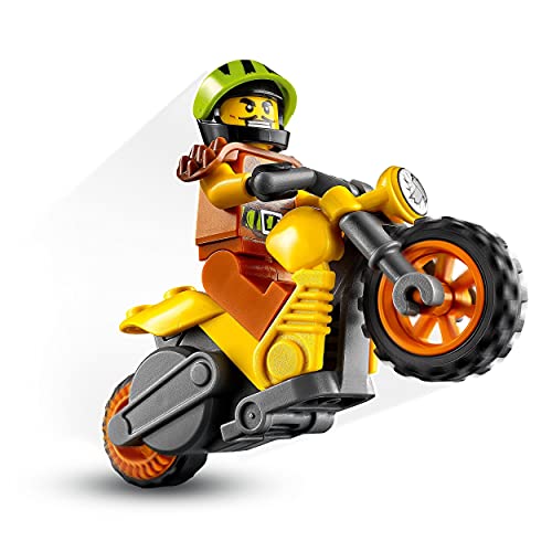 LEGO 60297 City Stuntz Moto Acrobática: Demolición, Juguete de Moto con Rueda de Inercia, Regalos Originales para Niños + 5 años
