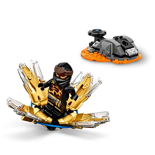 LEGO 70685 Ninjago Spinjitzu Explosivo: Cole Juguete de Construcción con Spinner y Mini Figura de Ninja