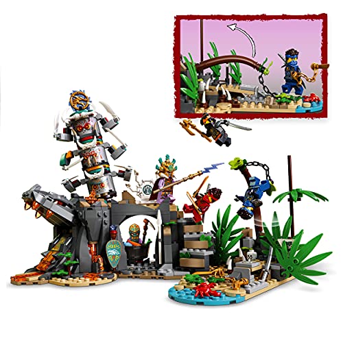 LEGO 71747 Ninjago Aldea de los Guardianes Juguete de construcción con Mini Figuras de Ninja Cole y más para Niños +8 años