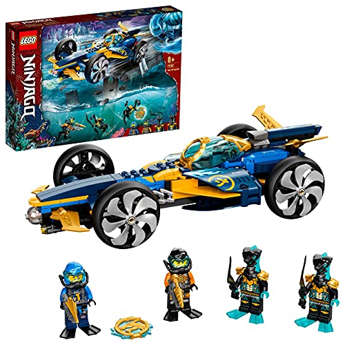 LEGO 71752 Ninjago Submarino Anfibio Ninja o Coche, Juguete de Construcción 2en1 para Niños +8 años con Mini Figuras