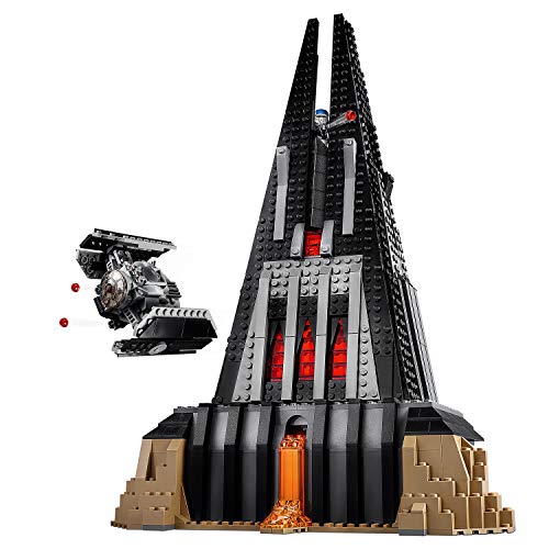 LEGO 75251 Star Wars Castillo de Darth Vader, Juguete de construcción con 5 Mini Figuras, Castillo y Nave Espacial Caza Tie