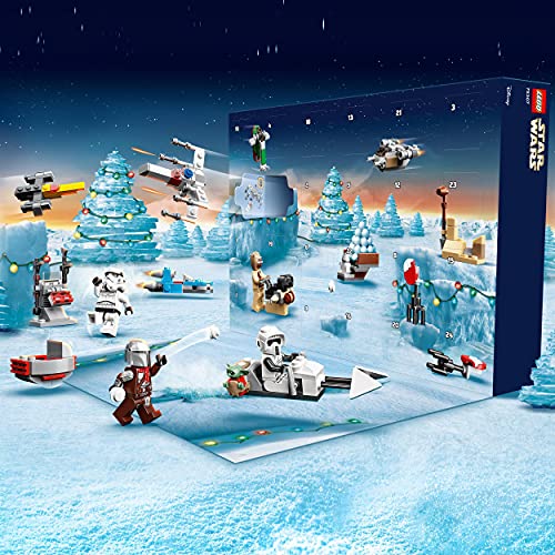 LEGO 75307 Star Wars, Calendario de Adviento de 2021, Set de Construcción para Niños, The Mandalorian para Niños de 6 Años