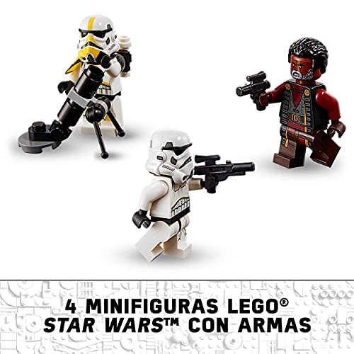 LEGO 75311 Star Wars Merodeador Blindado Imperial, Juguete de Construcción para Niños + 8 Años, Modelo de Mandalorian con 4 Mini Figuras