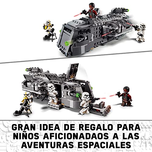 LEGO 75311 Star Wars Merodeador Blindado Imperial, Juguete de Construcción para Niños + 8 Años, Modelo de Mandalorian con 4 Mini Figuras