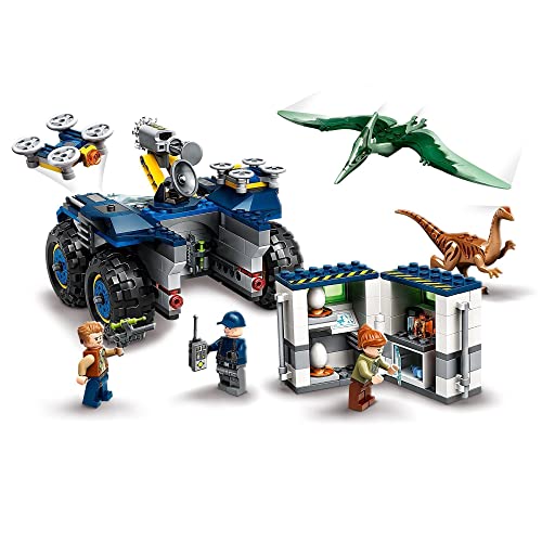 LEGO 75940 Jurassic World Fuga del Gallimimus y el Pteranodon, Juguete de Construcción de Dinosaurios para Niños 7 años
