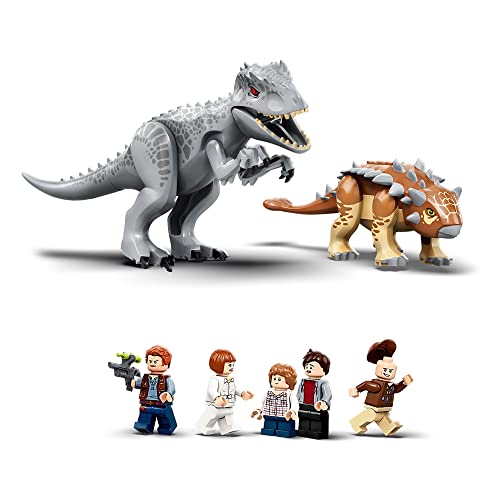 LEGO 75941 Jurassic World Indominus Rex vs. Ankylosaurus​, Dinosaurios Juguete para Niños