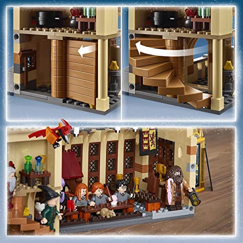LEGO 75954 Harry Potter Gran Comedor de Hogwarts, Juguete de Construcción con Torre de 4 Plantas, una Bote y 10 Mini Figuras