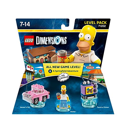 LEGO DIMENSIONS Level Pack Simpsons - juegos de construcción (Multicolor, 7 año(s), 98 pieza(s), Dibujos animados, 14 año(s), 3 cm)