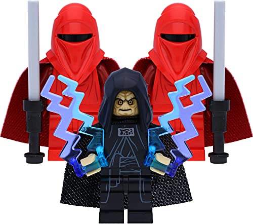 LEGO Juego de minifiguras de Star Wars con Imperator Palpatine y 2 Royal Guard (Imperial Ehrengarde)