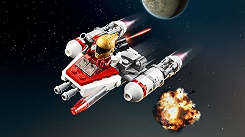 LEGO Star Wars - Microfighter: Ala-Y de la Resistencia, Juguete de la Película Guerra de las Galaxias Episodio 9, con Torreta Giratoria, Incluye Minifigura de Zorii Bliss (75263)