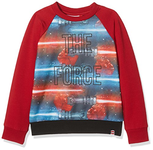 LEGO Wear Boy Star Wars Saxton 750-Sweatshirt Sudadera, Rojo (Rojo 353), 34 W/34 L para Niños