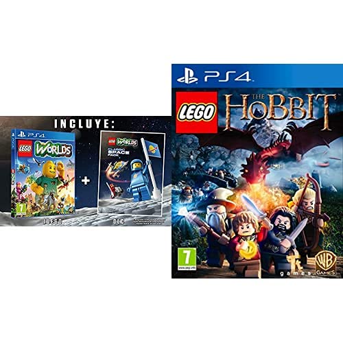LEGO Worlds - Edición Exclusiva Amazon - PlayStation 4 + LEGO: El Hobbit