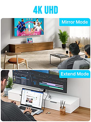 Lemorele Hub USB C Adaptador MacBook Pro/Air M1, 7 en 2 Aluminio Espacial Adaptador USB C Hub con HDMI 4K, 2 USB 3.0, PD100W, SD/TF, USB-C, para MacBook Pro M1 2020 - 2016, MacBook Air M1 2020 - 2016