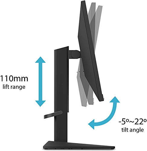 Lenovo G25-10 - Monitor Gaming 24.5" FullHD (TN, 144Hz, 1ms, HDMI, DP, FreeSync Premium y G-Sync, Base Metálica) Ajuste de inclinación/altura - Negro